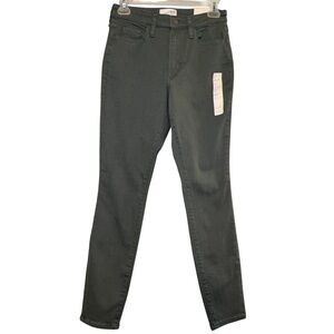 Universal Thread Goods Co. Olive Green High Rise Skinny Jeans Pants Size 0 NWT‎